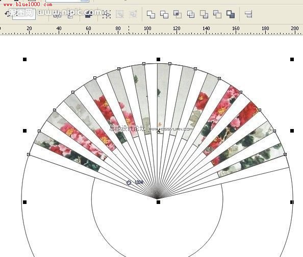 CorelDRAW绘制逼真的折扇教程